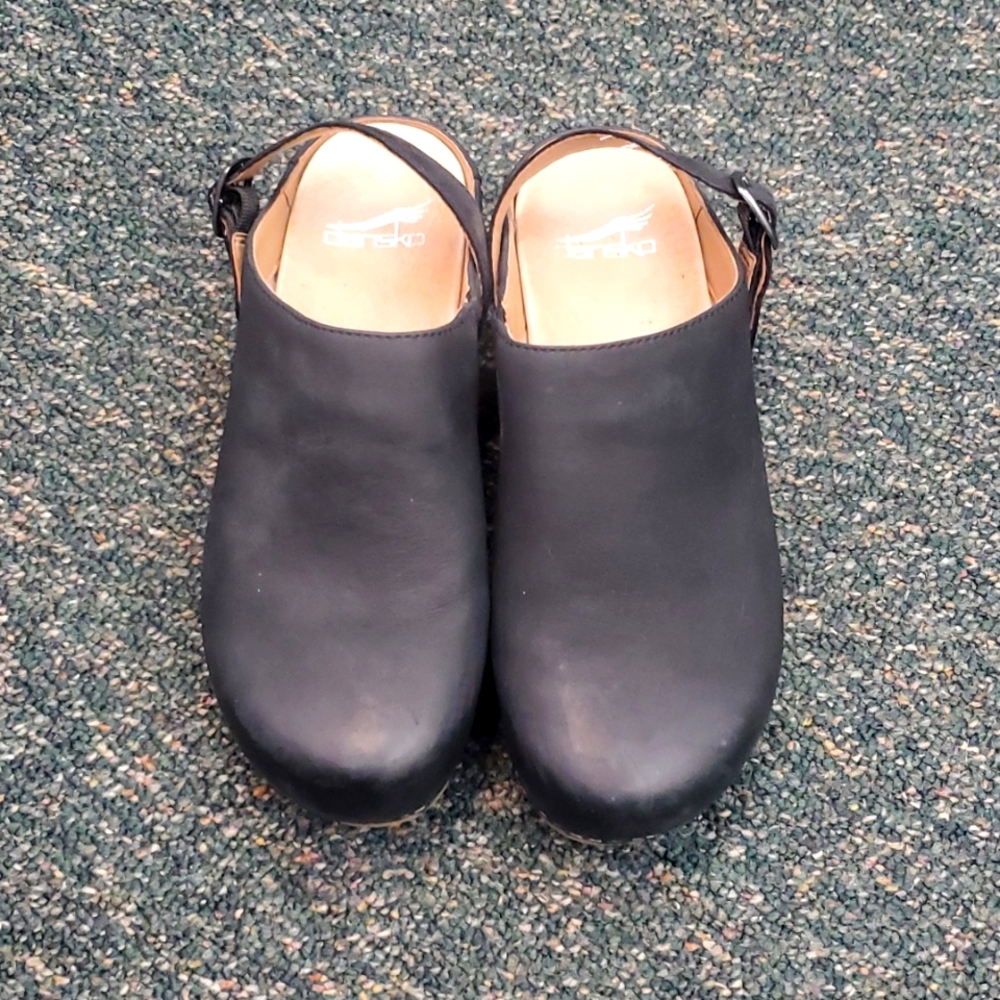 Black Dansko Mules size 36